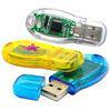 Encrypted Plastic USB Flash Drive , USB 2.0 Stick Thumb Shaped