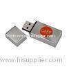 Promotional Silver / Gold Metallic USB Flash Drive Encryption