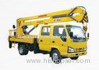 Bucket / Basket Truck Mounted Boom Lift , Aerial Working Truck