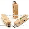 Clip Shape Wooden Thumb Drive Memory Stick Storage Device