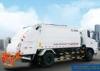 Self Compress Rear Loader Garbage Truck , 9600L Carriage Volume