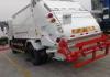 Sealed Rear Loading Garbage Truck , Container Garbage Truck