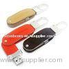 Swivel Leather USB Flash Disk Encryption , XP Vista Compatible