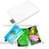 Plastic Business / Credit Card USB Flash Drive With Company Logo