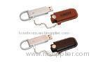 Leather 8GB USB Memory Sticks , Custom Logo Usb Flash Drive