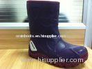 Gardenning Purple PU Half Rain Boots With Cotton Lining Size 25