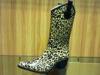 Leopard Half Rain Boots