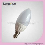 240LM 3.5W E14 6Pcs SMD5630 cremic and glass LED Bulb