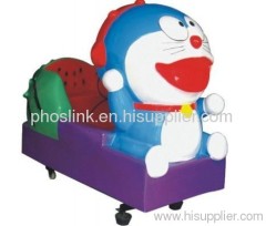 Electronic Coin Operated Happy Cat Amusement Kiddie Ride