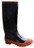 Water-proof Black Industrial Rubber Boots With Mutispandex Lining