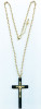 cross plated chain necklace