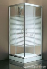 Shower enclosure with sliding door