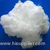 100% Recycled Polyester Staple Fiber , Semi Dull Raw White Solid
