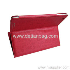 Leather smart case for ipad2 and new ipad