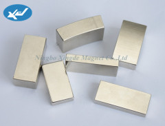 Strong force NdFeB magnets Ni coating with high gauss square magnet