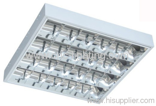 parabolic reflector T8 louver fitting