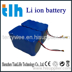 3S5P high quality 12V 10AH lithium battery packs for LED light