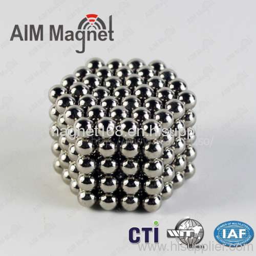 Sintered N35 neodymium magnet ball toy