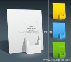 Blank brochure holder template for designers