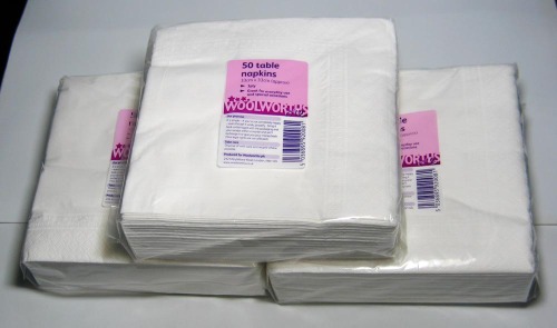 white paper napkins/paper napkins/napkins