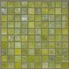 Green Swimming Pool Glass Mosaic Tiles For Bathroom Decoration