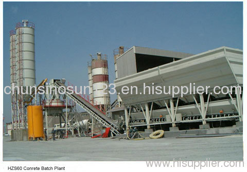 HZS60 Stationary Concrete Mixing Plant