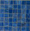 Luxury Blue Glass Mosaic Tiles for Swimming Pool, Bathroom Wall Mosaic Tiles