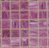 Golden Line Pink Glass Mosaic Tiles, Washable Glass Mosaic Floor Tiles