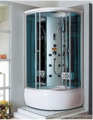 Shower Cabin with Film-plated Glass, Detachable Skirt