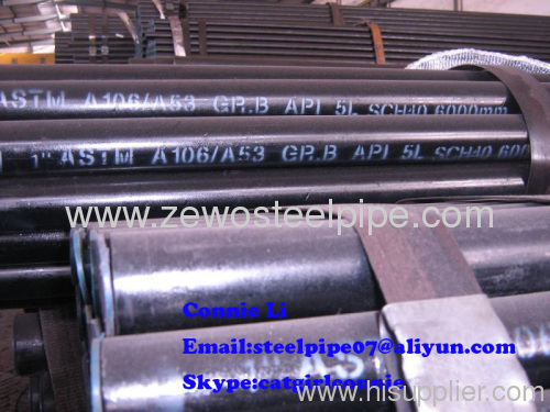 seamless steel pipe for construction