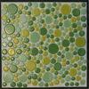 Glazed Round Porcelain Ceramic Mosaic Tiles 23x23mm For Bathroom Wall