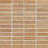 Ceramic Wooden Mosaic Polished Porcelain Tiles For Kitchen, Strip Shape