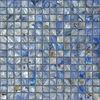 Natural Blue Mother Of Pearl Shell Mosaic Tile For Living Room Decoration