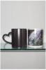 Sublimation Heart Handle Mug ( Full Black)