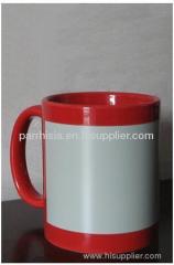 Sublimation Red Flower Blank Mug