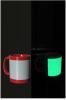 Sublimation Red Full color Phosphorescent Jade Mug