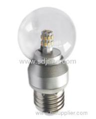 E27 3w led global bulb with aluminum housing