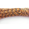 Orange and black camo 550 paracord 100ft