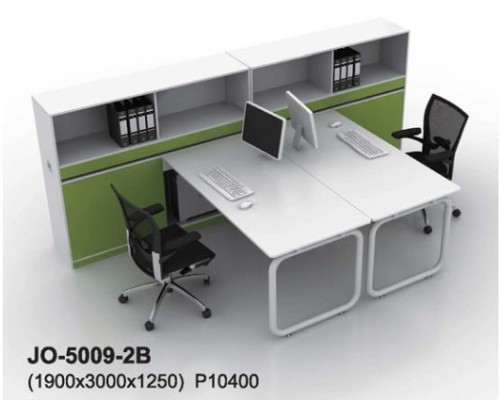 sell modern office workstation for two persons,#JO-5009-2B