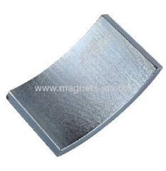Moto N45H Arc/Segment Permanent Neodymium/NdFeB Magnets with Zinc Coating