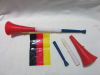 2014 Soccer Fans Horn Football Horn Cheer Up Tool-Belt hook three dismantling horn with flag