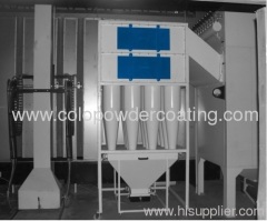 Powder Spray Booth Swing Wing Type Filter Unit For Turnkey Plant
