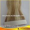 26 Inch Straight Wave Human Virgin Hair Extensions With Mixed Color