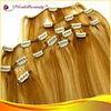 24 Inch Virgin 100 Human Hair Clip In Hair Extensions With Natural Wave