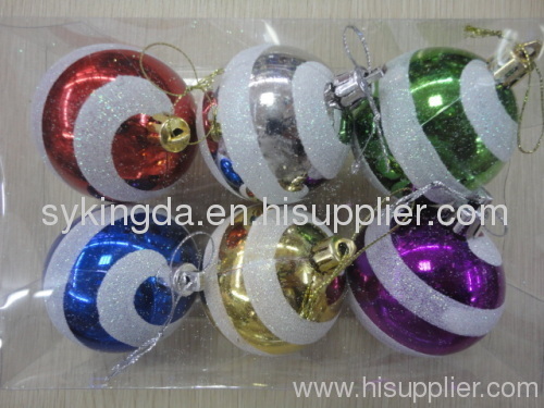 Colorful Christmas Ball decoration KD6204