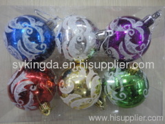 Colorful Christmas Ball decoration KD6207