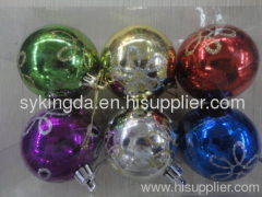 Colorful Christmas Ball decoration KD6206