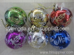 Colorful Christmas Ball decoration KD6016