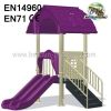 Plastic Outdoor Playground Equipment For Kids3 To 15 Years Old