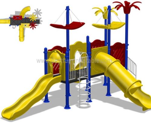 Amusement Park Water Slide